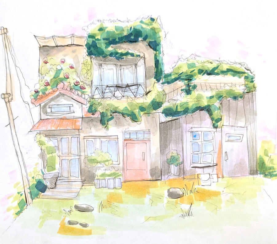 Overgrown Buildings